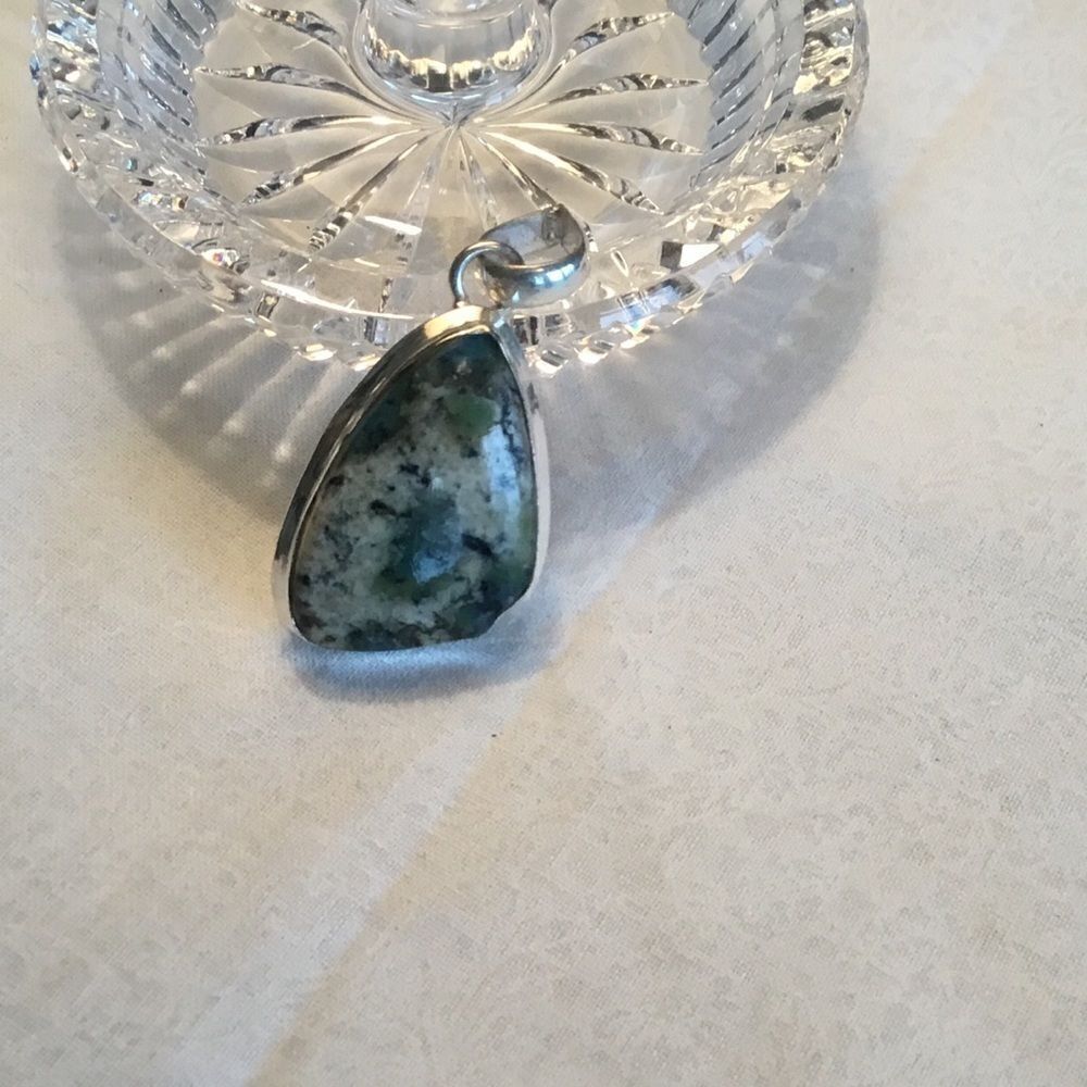 NWOT. Sterling Silver K2 Azurite Pendant